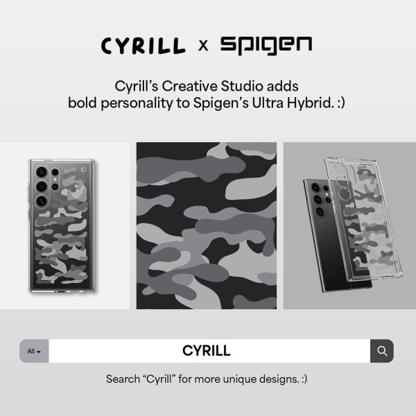 قاب اسپیگن مدل Spigen x CYRILL Military گوشی سامسونگ گلکسی اس 24 الترا