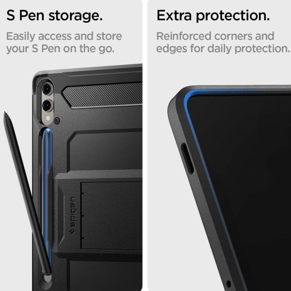 کاور اسپیگن Tough Armor Pro تبلت سامسونگ گلکسیTab S10 Plus / S9 Plus مشکی