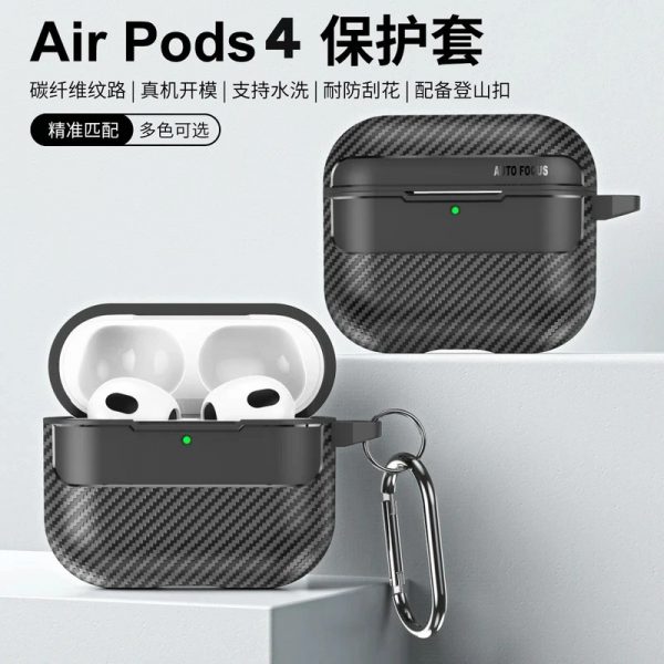 قاب مدل Lx-APFC4 کیس اپل AirPods 4 ANC مشکی