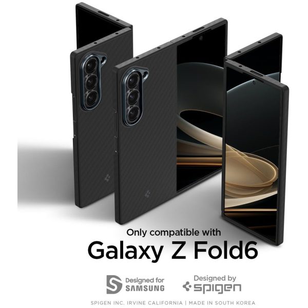 قاب اسپیگن مدل Air Skin Aramid گوشی سامسونگ Galaxy Z Fold6 مشکی